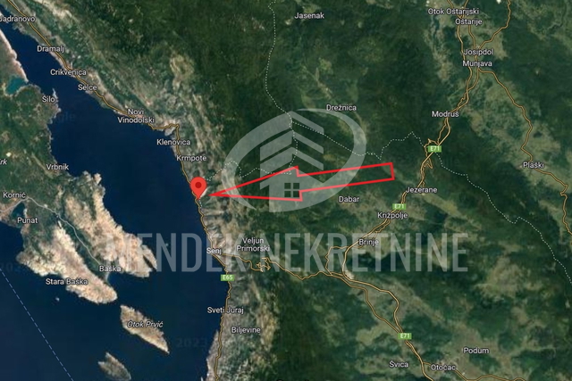 Grundstück, 2300 m2, Verkauf, Novi Vinodolski - Sibinj Krmpotski